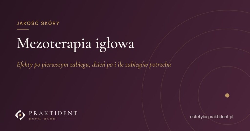 Mezoterapia igłowa – efekty po pierwszym zabiegu, dzień po i ile zabiegów potrzeba
